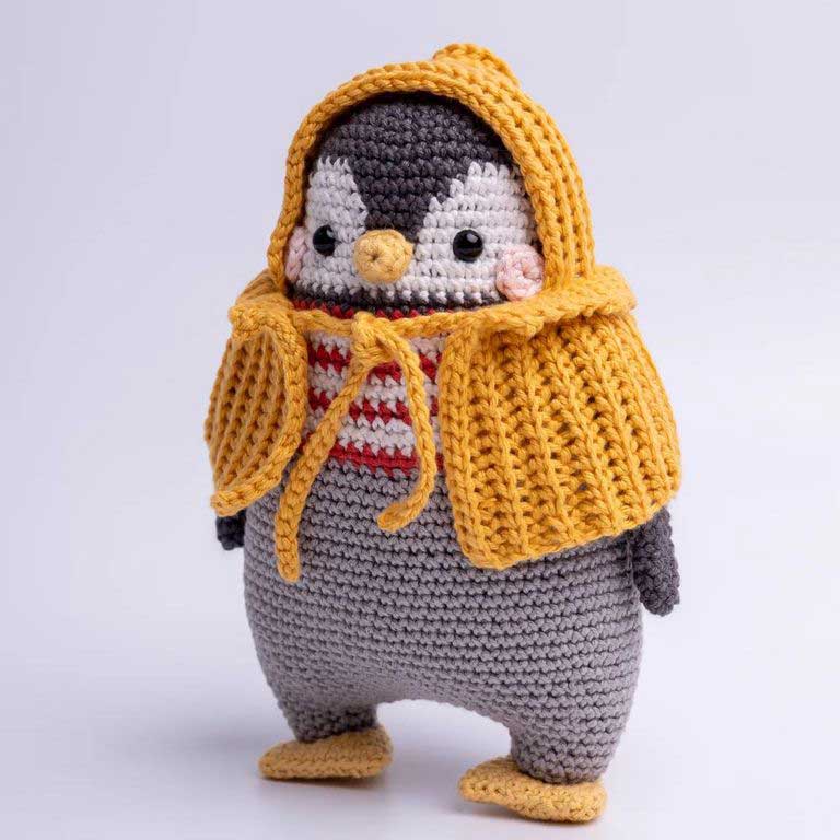 عروسک بافتنی پنگوئن